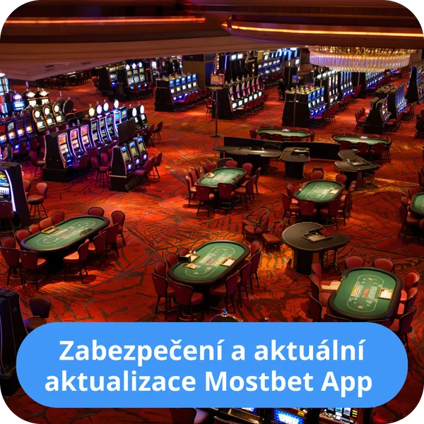 Zabezpečení a aktuální aktualizace Mostbet App