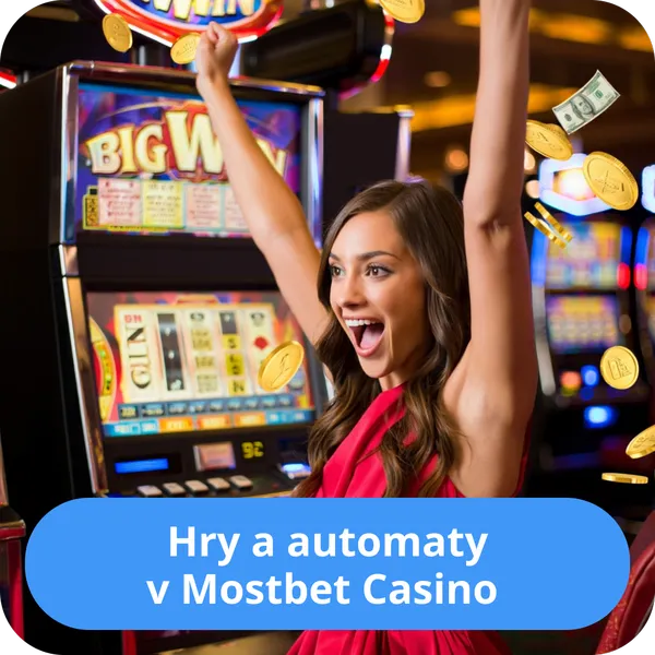 Hry a automaty v Mostbet Casino